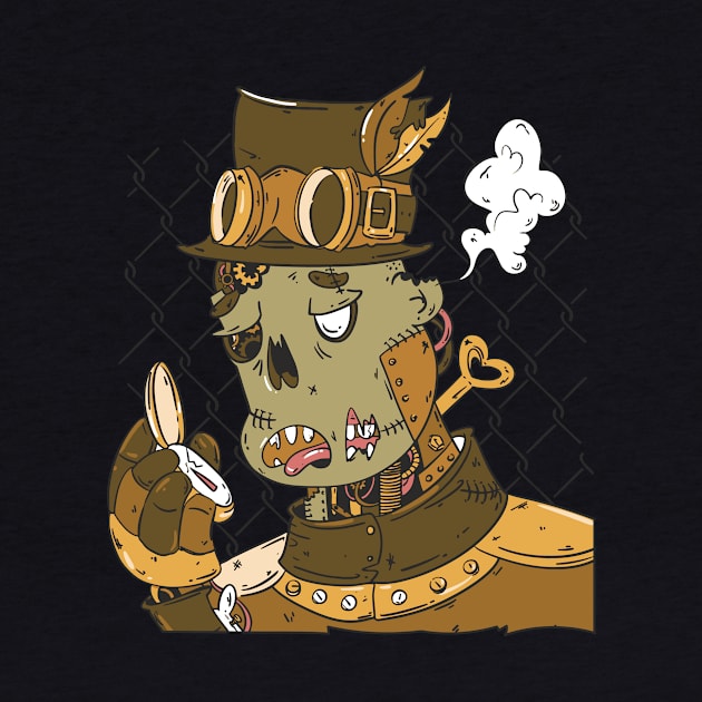 Funny Zombie - Steampunk Fashion by HAPPY GIFTS K